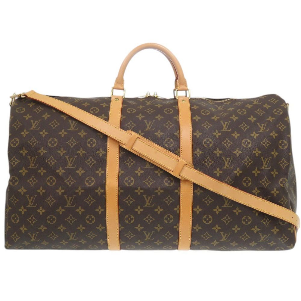 Louis Vuitton Keepall Bandouliere 60 Monogram Boston Bag LV