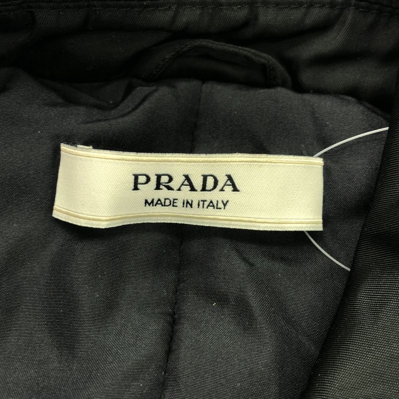 Prada Vintage Nylon Padded Coat Black S