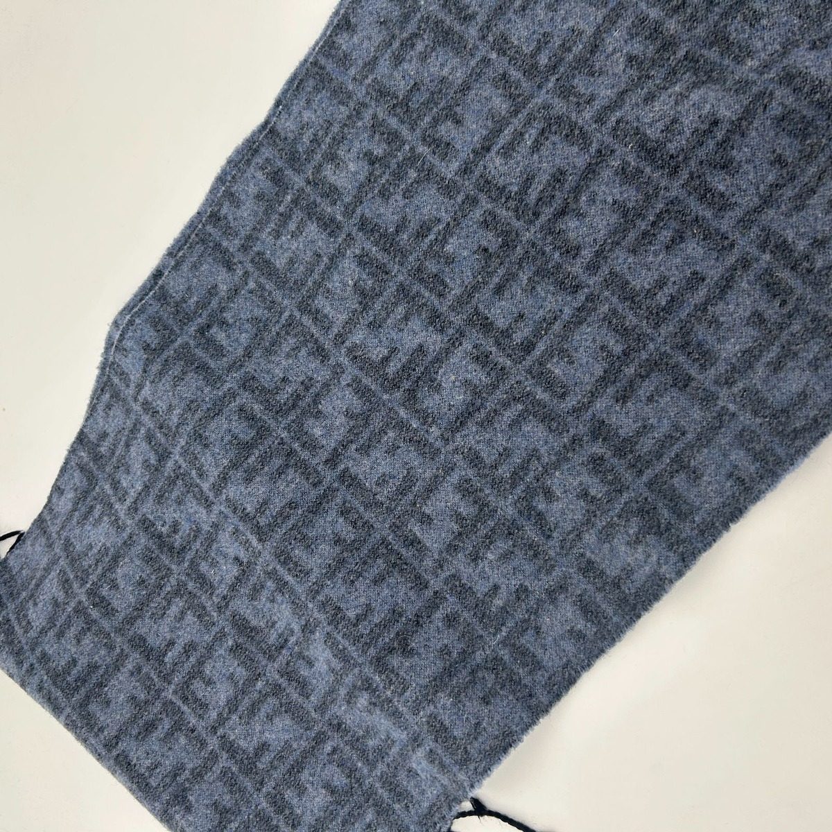 Fendi Scarf Zucca Pattern Blue — view 9