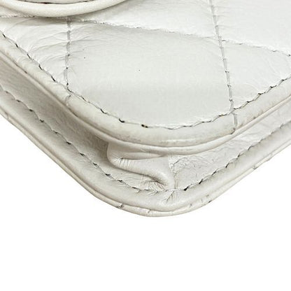 Chanel Shoulder Bag Minimato Pearl White