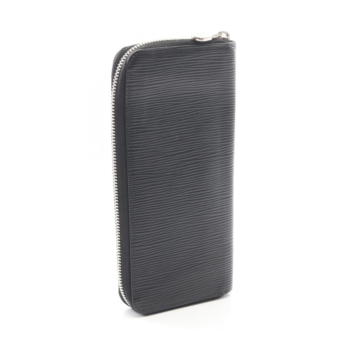 Louis Vuitton Round Wallet Zippy Vertical Noir Black Leather — view 2