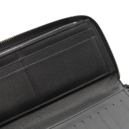Louis Vuitton Round Wallet Zippy Vertical Noir Black Leather — view 6