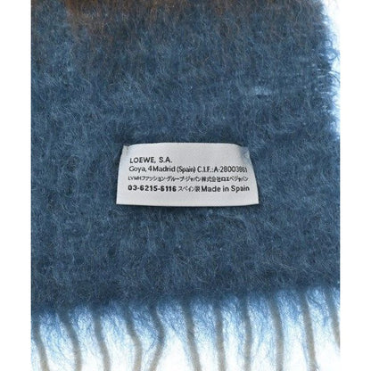 Loewe Scarf Brown Navy Green — view 5