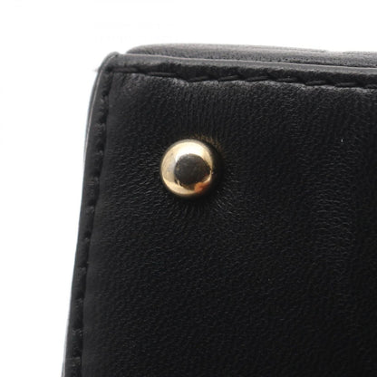 Chanel Tote Bag Chocolate Bar Black Lambskin Choco — view 14