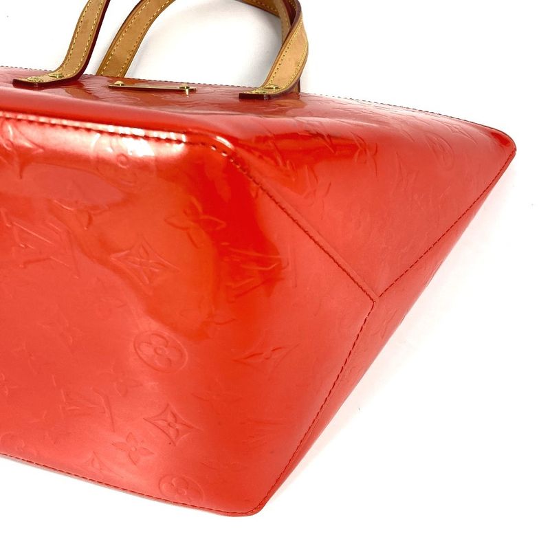 Louis Vuitton Tote Bag Bellevue PM M93670 Monogram Vernis Orange Sunset Orange