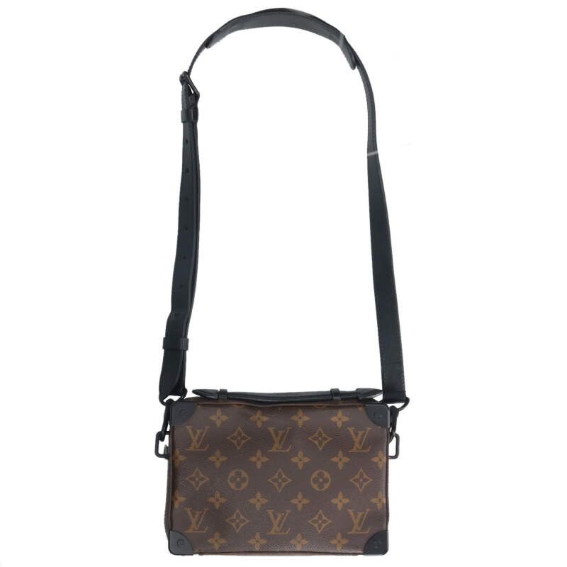 Louis Vuitton M45935 Handle Soft Trunk Monogram Macassar Shoulder Bag Men's