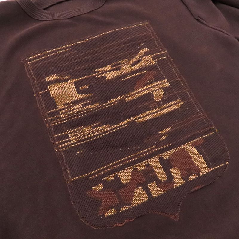 Louis Vuitton Intarsia Graphic Short-sleeve Book-neck 1afiwu Hqn83waur