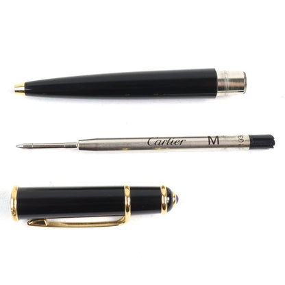 Cartier Diabolo De Cartier Ballpoint Pen With Blue Gemstone