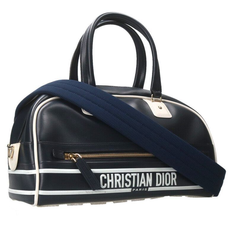 Christian Dior VIBE 2wayleather Small Bow Ring Handbag Women