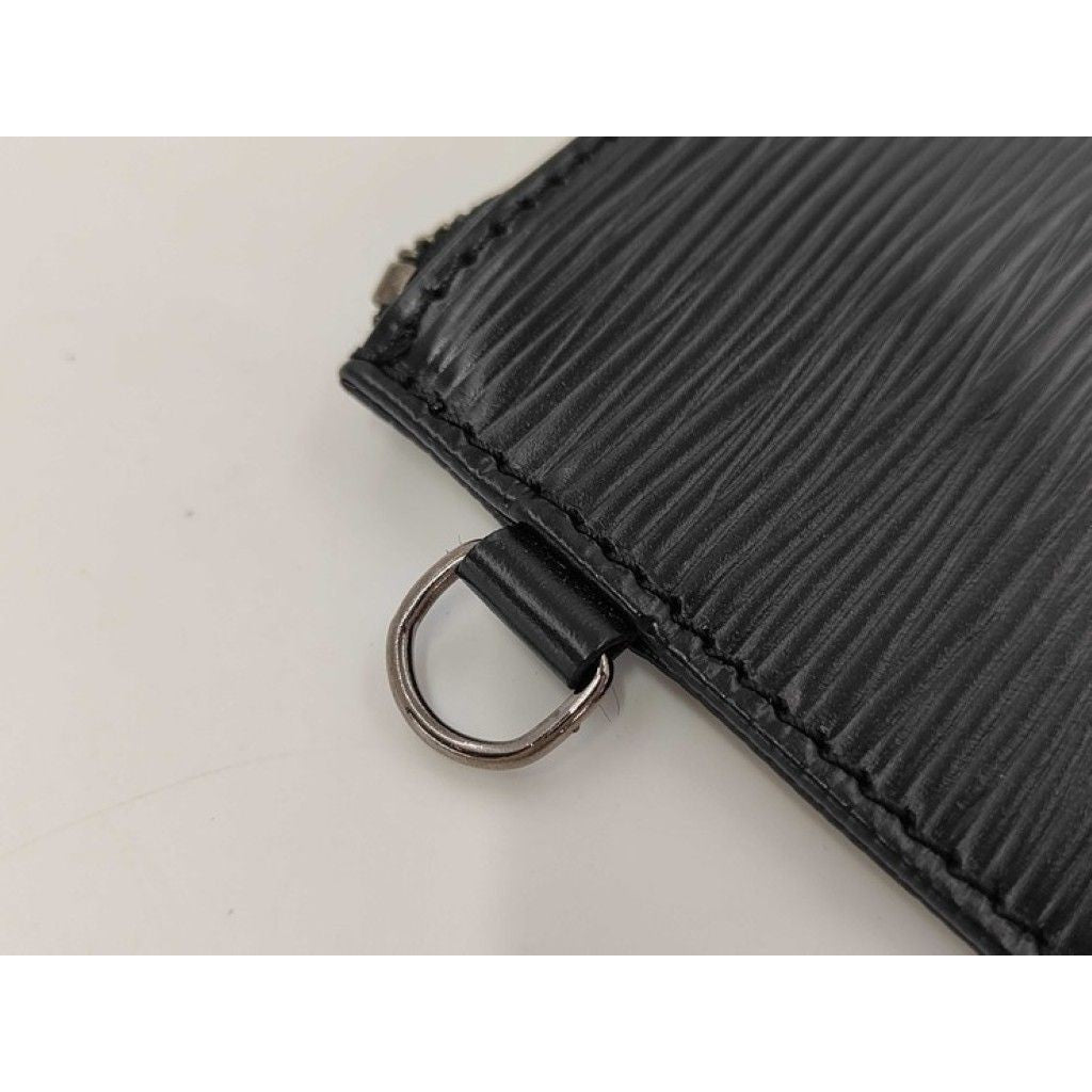 Louis Vuitton Pouch Sac Depot Black Epi Silver — view 7