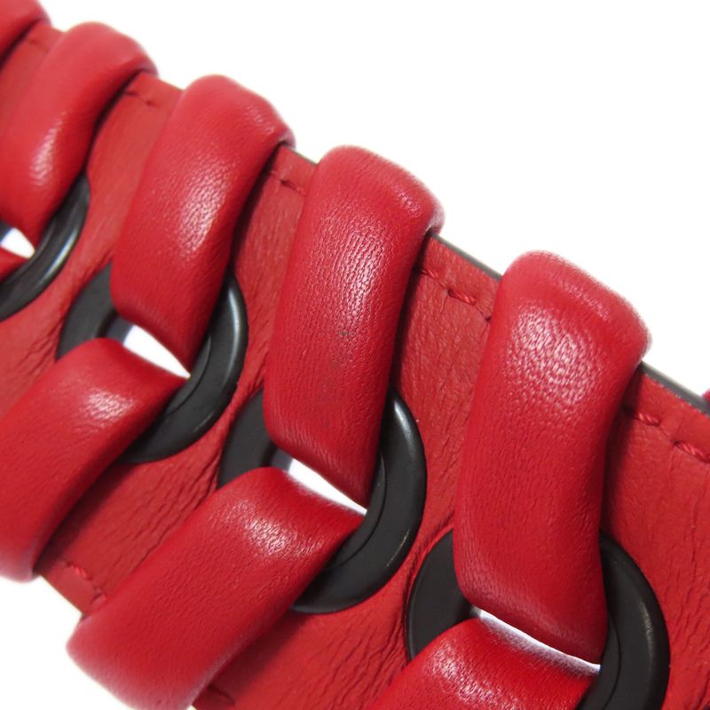 Fendi Logo Braided Shoulder Strap Calf Women