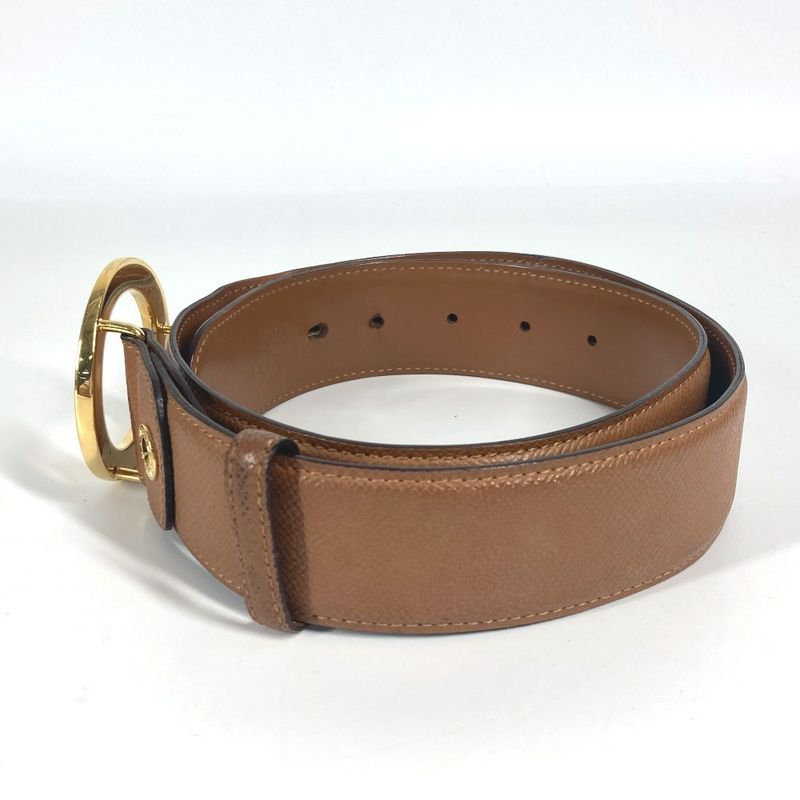 Bvlgari Logo Leather Beige
