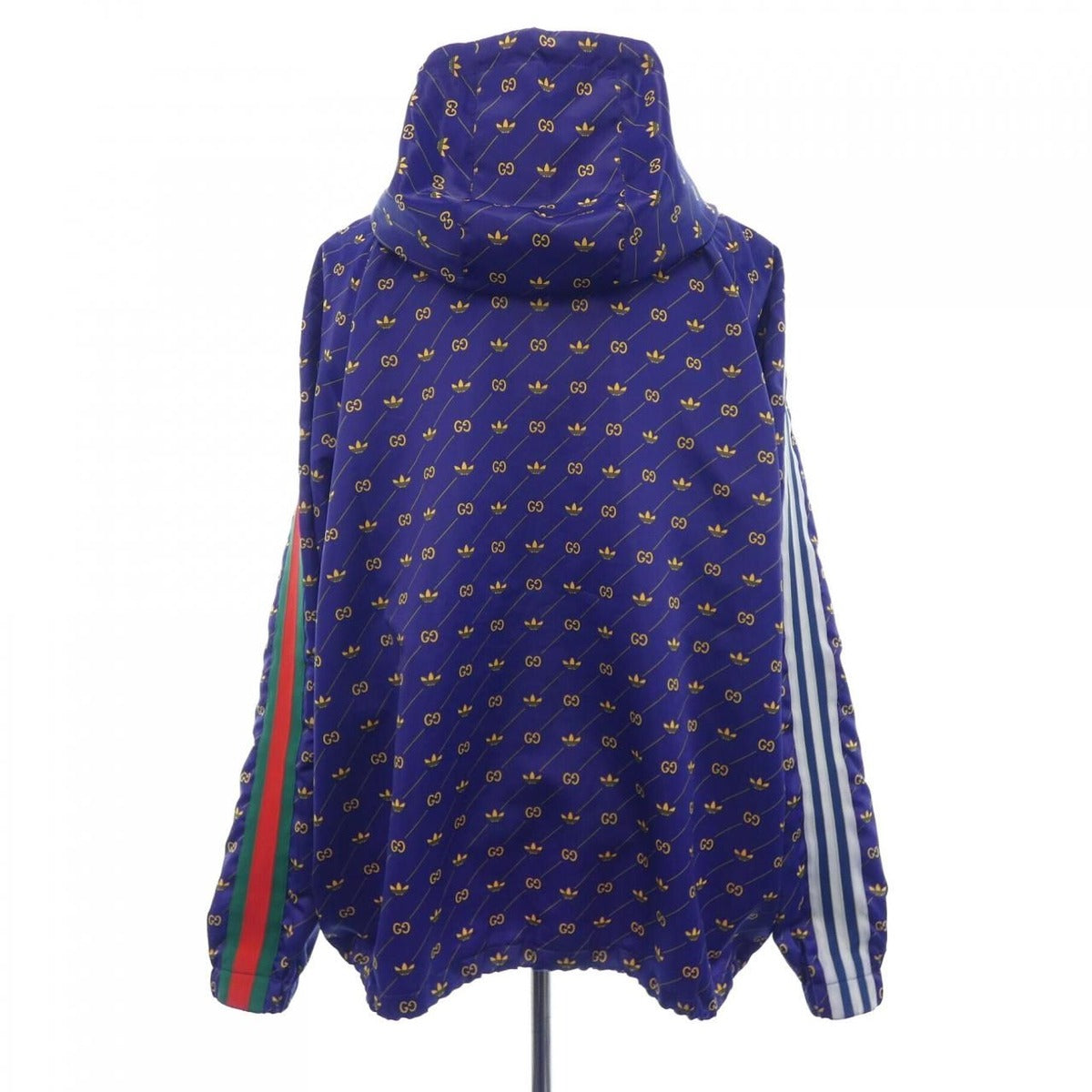 Gucci Adidas Trefoil Print Jacket Zajcz Purple Yellow — view 2