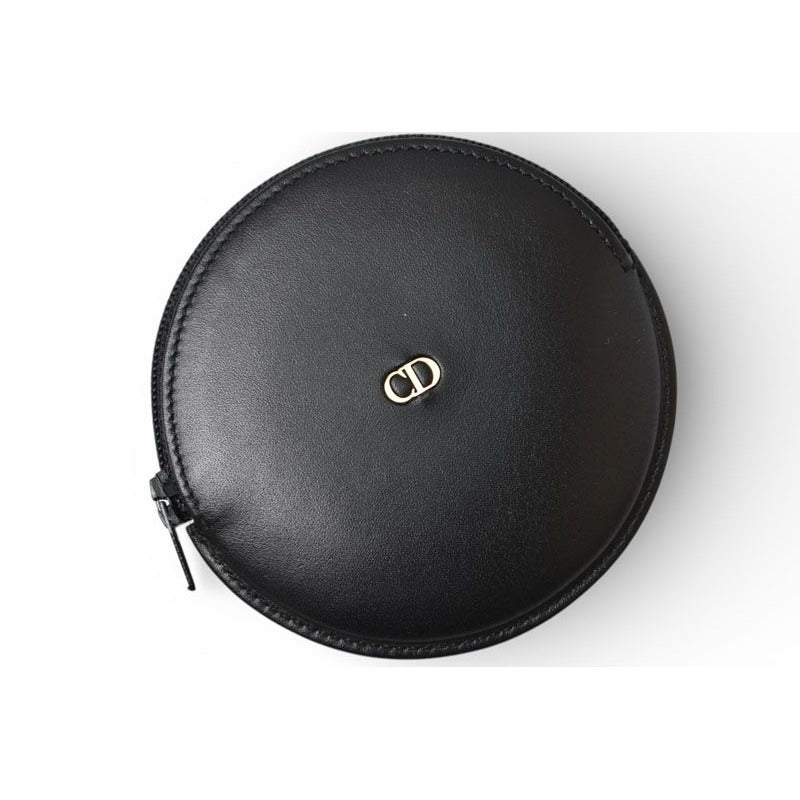 Dior Vintage Coin Purse Wallet Black — view 2