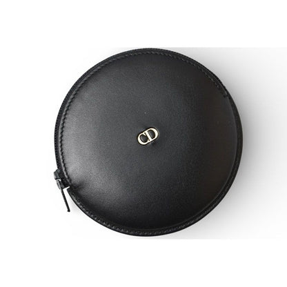 Dior Vintage Coin Purse Wallet Black — view 2