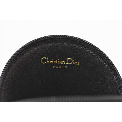 Dior Vintage Coin Purse Wallet Black — view 6
