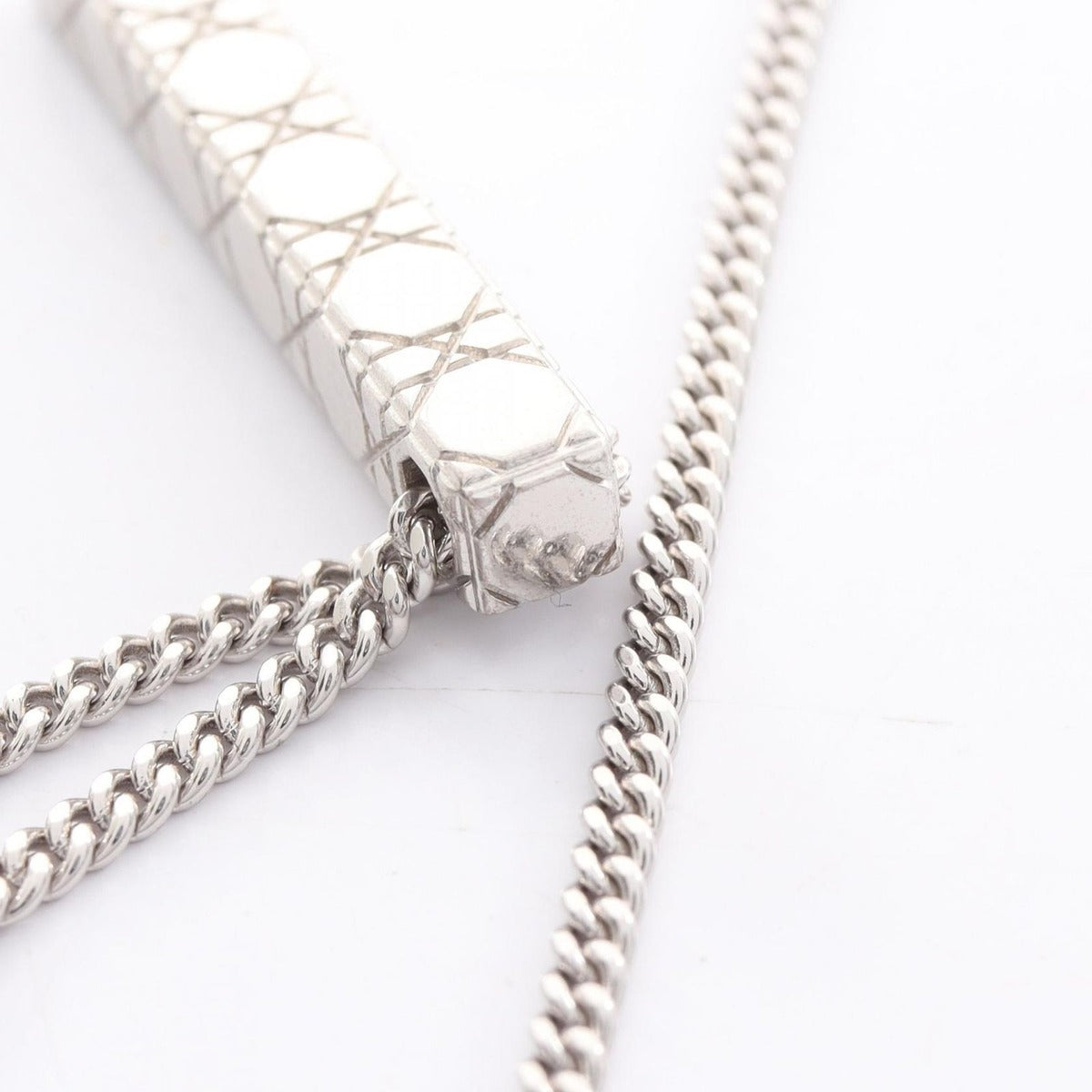 Dior Necklace Cannage Stainless Steel — view 7