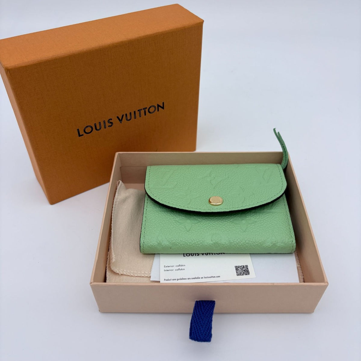 Louis Vuitton Porte-Monnaie Rosalie Rose Poudre Coin Case Empreinte