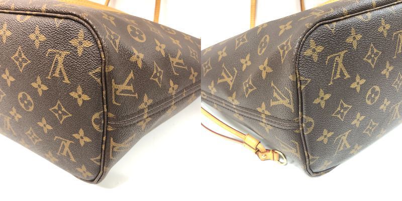 Louis Vuitton M40995 Monogram Neverfull MM Tote Bag Monogram Canvas with Pouch