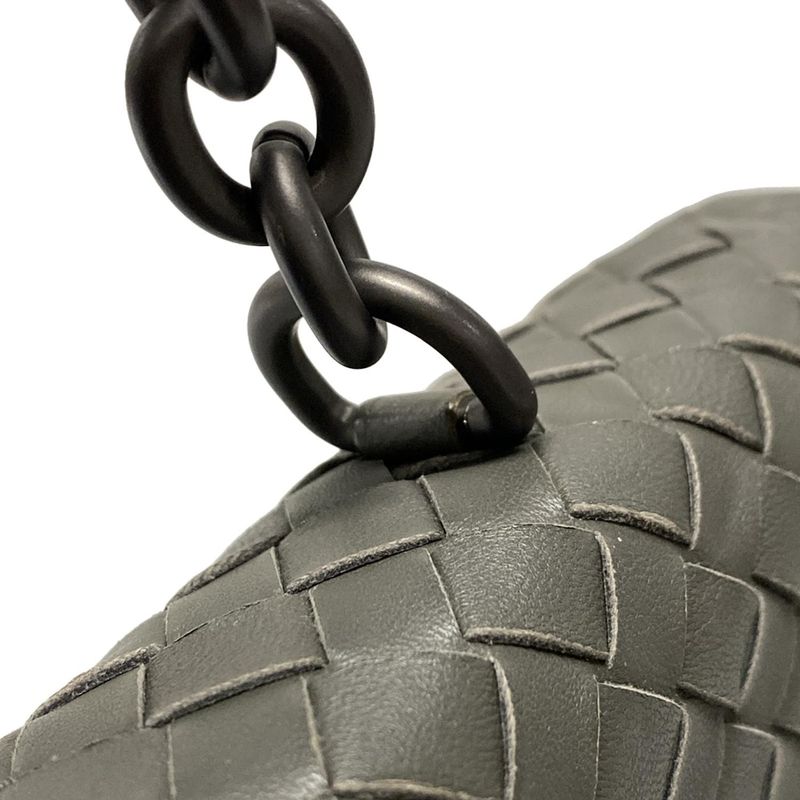 Bottega Veneta Handbag Medium Olympia Bag B04828865q Dark Grey Leather