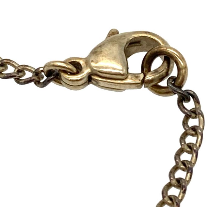 Chanel No5 Coco Mark Necklace Metal Gold Faux Pearl Ladies