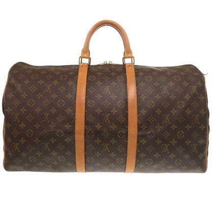 Louis Vuitton Keepall 55 Monogram M41424 Monogram Canvas Brown Boston Bag LV