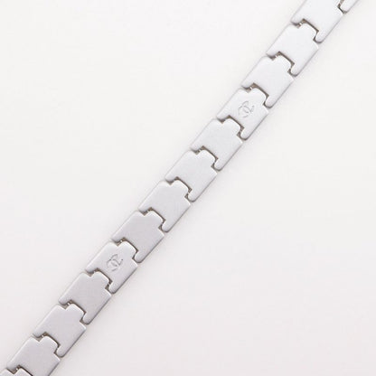 Chanel Coco Mark 99P Metal Silver Ladies 23.5g Bracelet