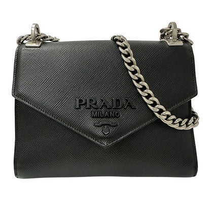 Prada Bag Women's Brand Shoulder Bag Leather Chain Shoulder Black Mini Bag