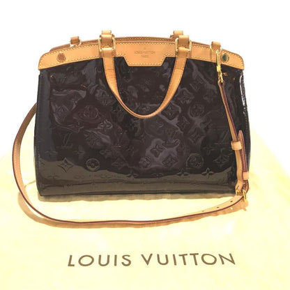 Louis Vuitton Handbag Blair MM M91455 Monogram Vernis Purple Taille Dombre