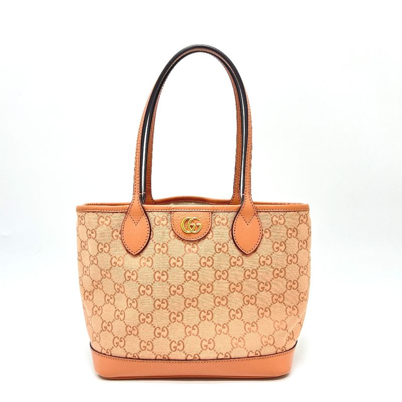 Gucci Tote Bag GG Canvas Ophidia GG Small 742102 GG Canvas Pink