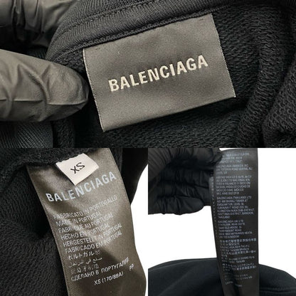 Balenciaga WFP World Food Programme Cotton Hoodie XS Size Men's Black