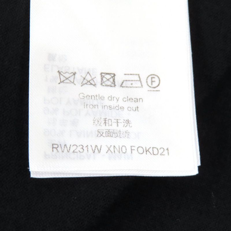 Louis Vuitton 23SS Monogram Sleeveless Knit Dress With Flower Tag Black White