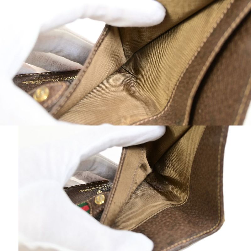 Gucci GG Cherry Bifold Wallet Compact Wallet Vintage 09bs115