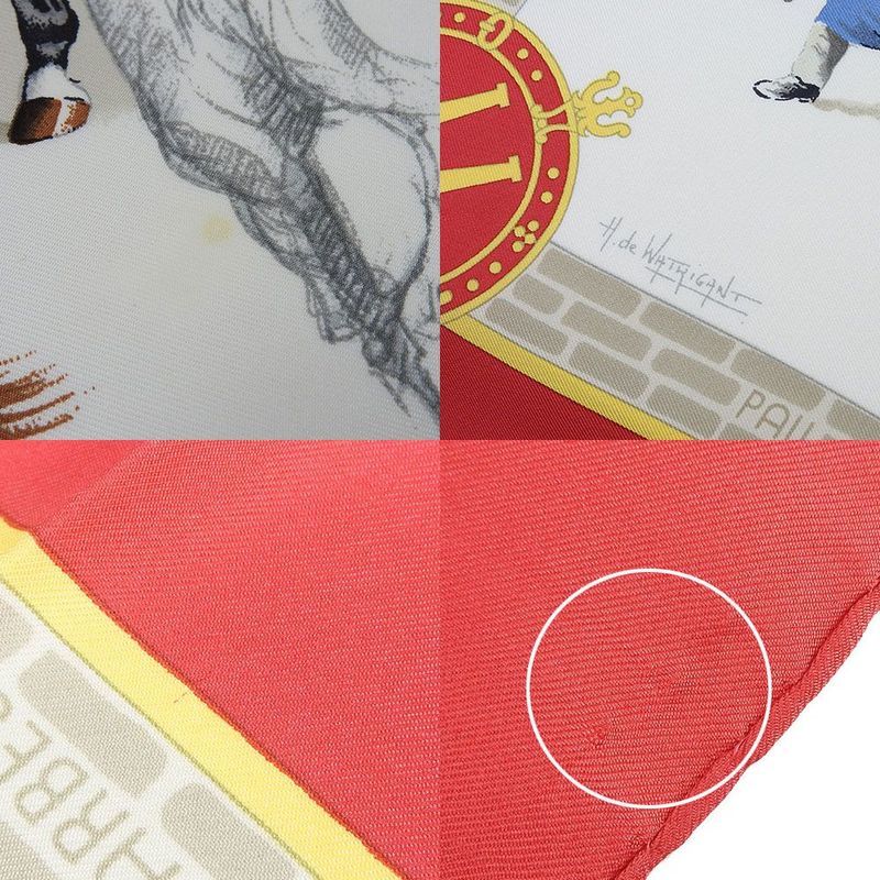 Hermes Scarf Carre90 100% Silk LES Haras Nationaux National Stallion Breeding