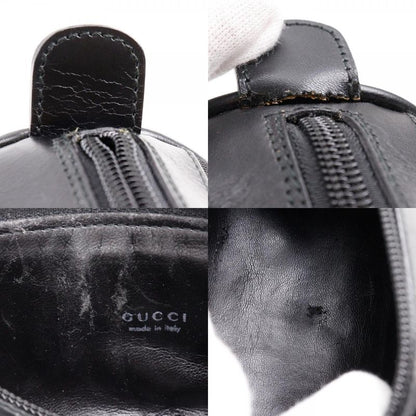 Gucci Bamboo Nylon Canvas Black Unisex Pouch