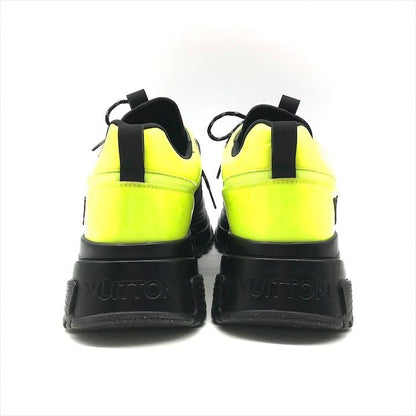 Louis Vuitton Run Away Pulse Line Sneakers Shoes Black Yellow