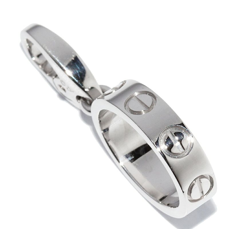 Cartier Charm Pendant Top 18K White Gold Baby Love Charm