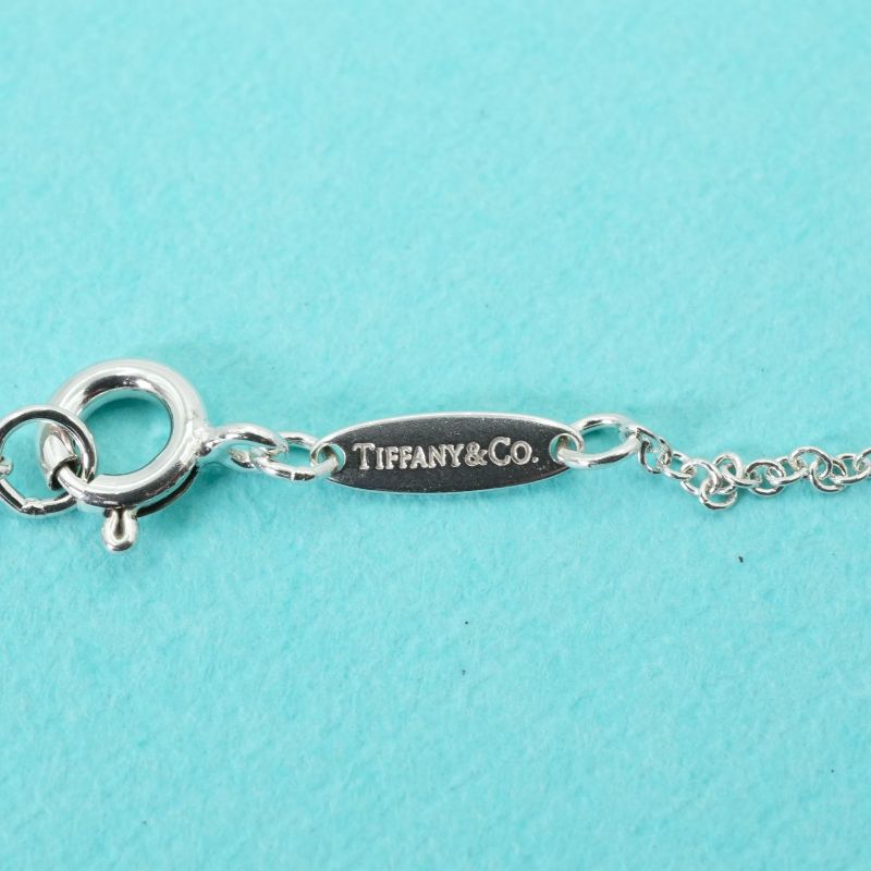 11mm (0.43in) Tiffany & Co Open Heart Silver Necklace 25-445