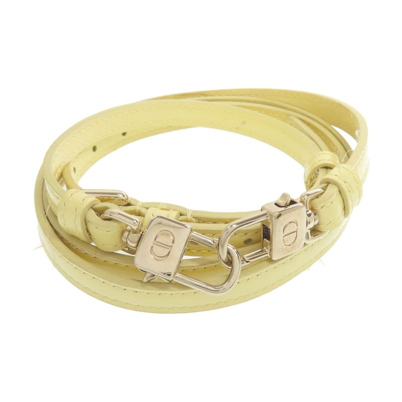 Christian DIOR Micro Vanity Mini Bag 2WAY Handbag Enamel Women