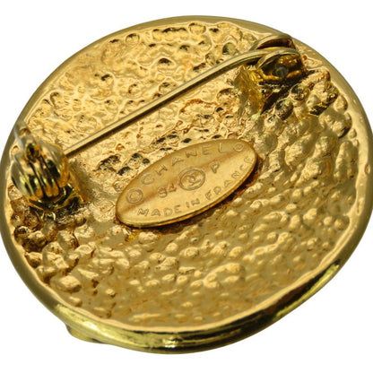 Chanel Brooch Coco Mark Metal Gold Plated Accessories For Women Ladies Chanel