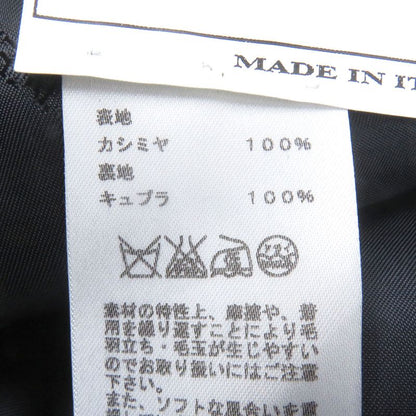 Hermes 100% Cashmere Window Pen Single Ancon Jacket Tailored Jacket Navy 46