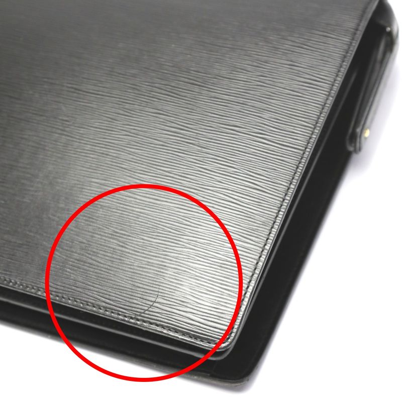 Louis Vuitton M54352 Epi Briefcase Fermoir Business Bag Louis Vuitton Black