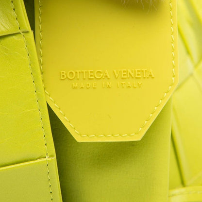 Bottega Veneta Maxi Intrecciato Cassette Light Green Leather Women's Bottega