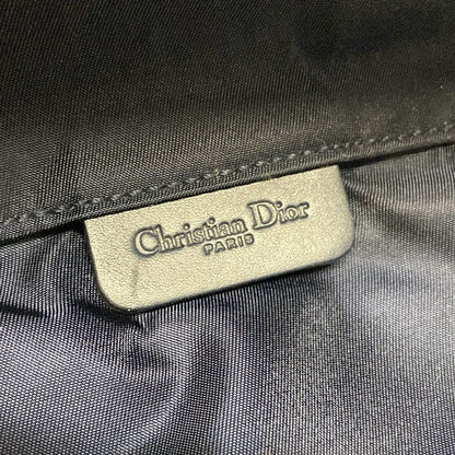 Dior/christian Dior Pouch Trotter Ivory X Dark Navy Leather