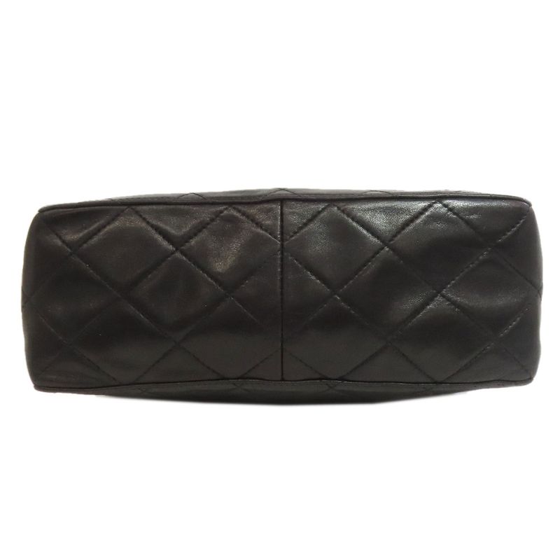 Chanel Matelasse Coco Mark Gold Hardware Shoulder Bag Lambskin Women