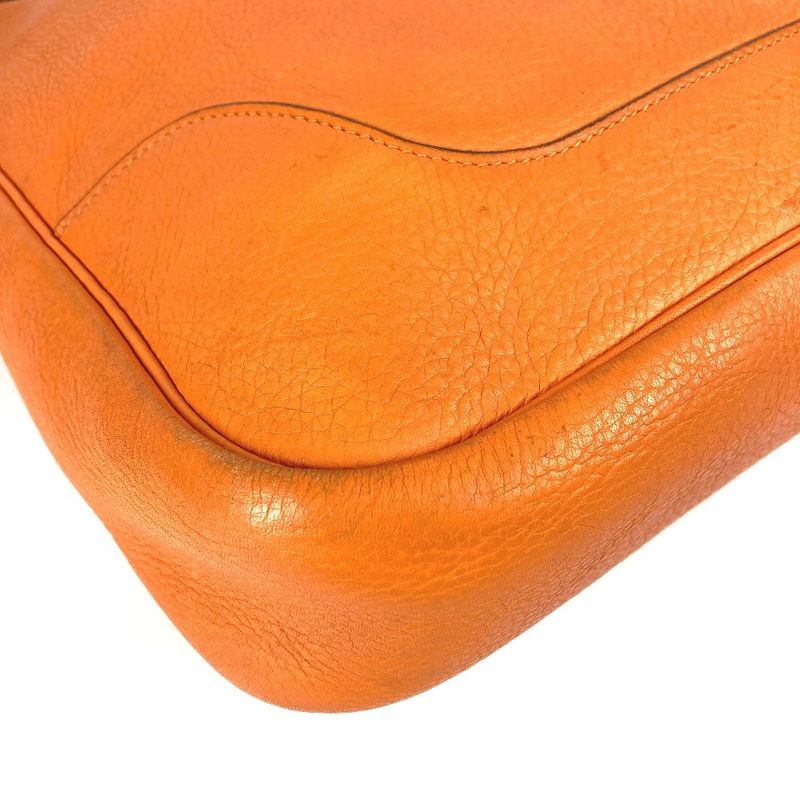 Hermes Shoulder Bag Trim 35 Trim 35 Leather Orange