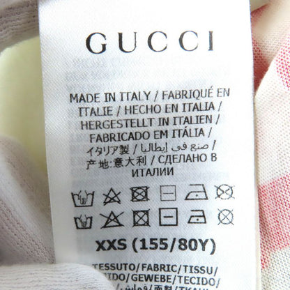 Gucci 615044 100% Cotton Equilibrium Pig Embroidery Crew Neck Short Sleeve