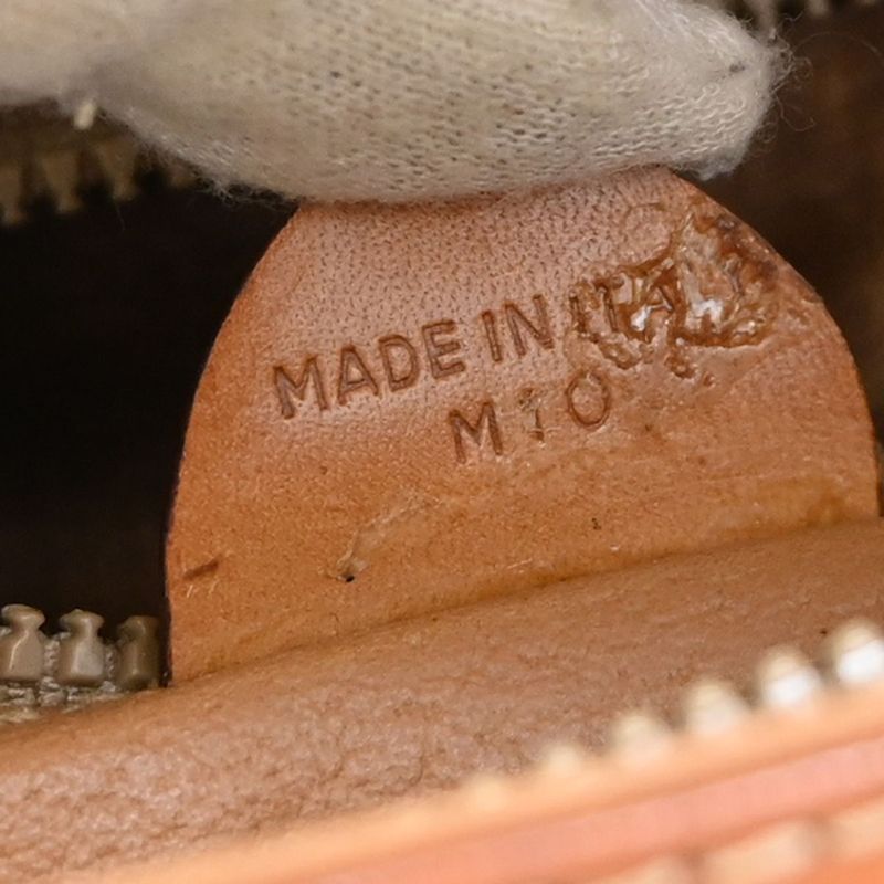 Celine Shoulder Bag Macadam Pattern Pvcleather Beige 64ka847