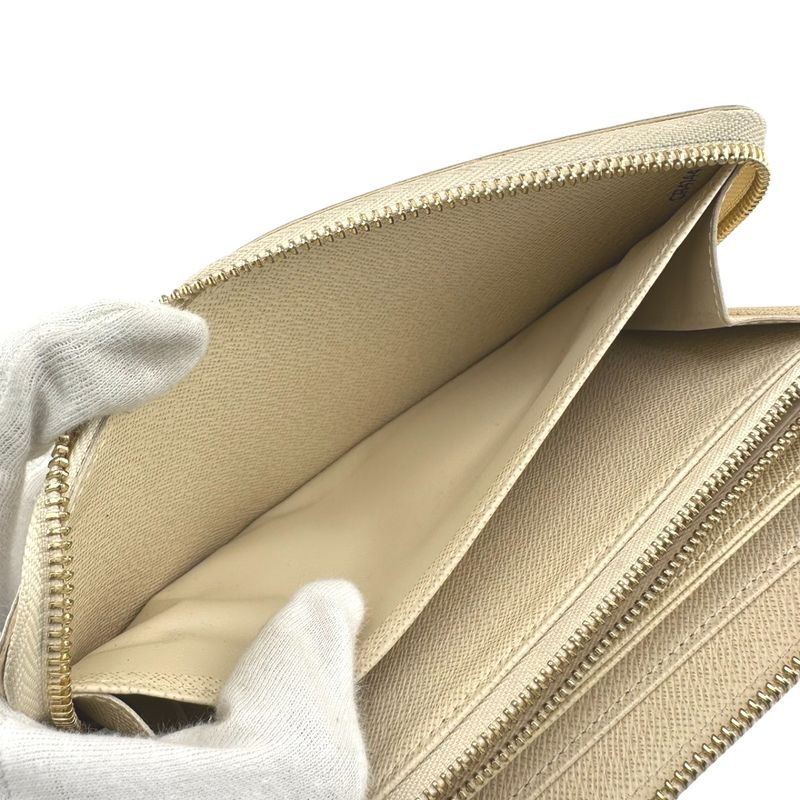 Louis Vuitton N60019 Azure Round Zipper Zippy Wallet Long Wallet Louis Vuitton