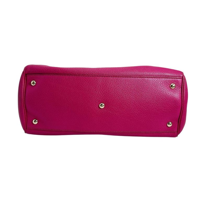 Gucci 323660 2WAY Bag Tote Bamboo Handbag Gucci Pink